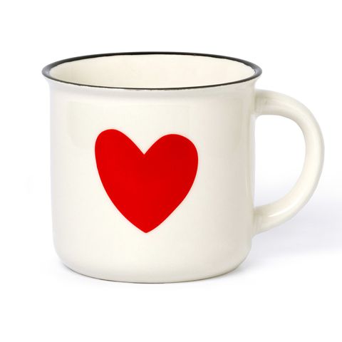 Cup-Puccino - New Bone China Porcelain Mug - Heart