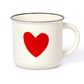 Cup-Puccino - New Bone China Porcelain Mug - Heart