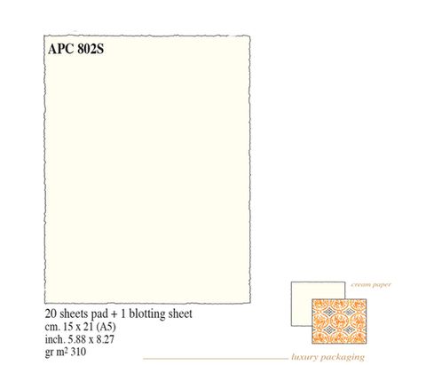 Rossi 1931 - Medioevalis - Artists Pad 310gsm - A5 - Cream