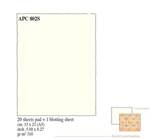 A5Cream Medioevalis Artists pad (15X 21cm) 310gsm