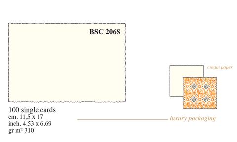Rossi Medioevalis BSC206s CREAM Cards box 100