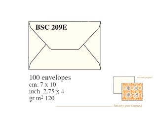 Rossi Medioevalis BSC209e CREAM Envelope box 100