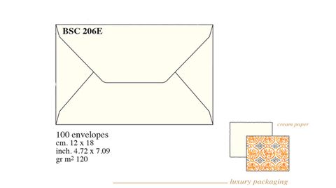 Rossi Medioevalis BSC206e CREAM Envelope box 100