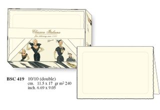 Rossi Womens Fashion Double Card 11.5x17cm