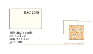 Rossi Medioevalis BSC 209s CREAM cards box 100