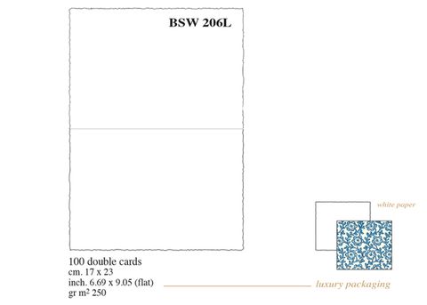 Rossi Medioevalis BSW206L WHITE Card box 100