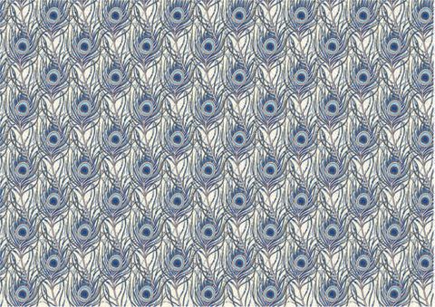 Rossi 1931 - Wrap Flat Sheet - Peacock Feathers