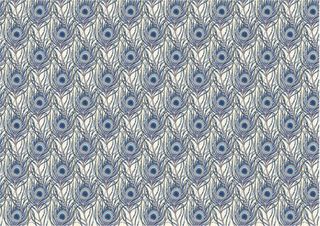 Rossi 1931 - Wrap Flat Sheet - Peacock Feathers