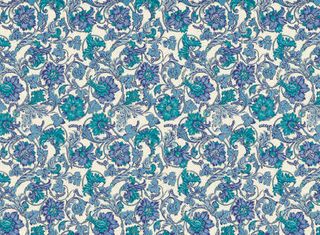 Rossi 1931 - Wrap Flat Sheet - Blue Florentine Flowers