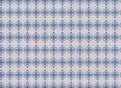 Rossi 1931 - Wrap Flat Sheet - Letterpress Geometric Mauve