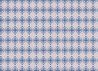 Rossi 1931 - Wrap Flat Sheet - Letterpress Geometric Mauve