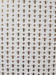 Rossi 1931 - Wrap Flat Sheet - Letterpress Bees