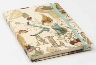 Alice in Wonderland Hard Cover  Notebook lined 64 page stitch bound