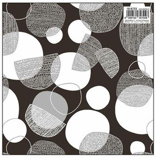 Black and White Bubbles Wrap 50 x 70 cm