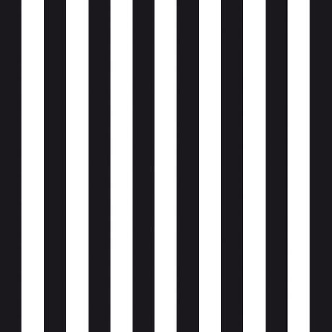 Ambiente - Paper Napkins - Pack of 20 - Luncheon Size - Stripes Black