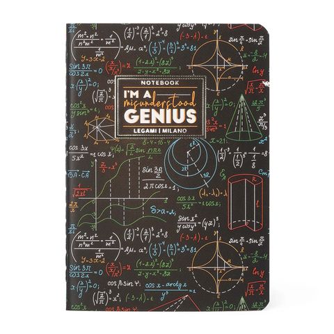 Legami - Quaderno Collection - Notebook - Small - Lined - Genius