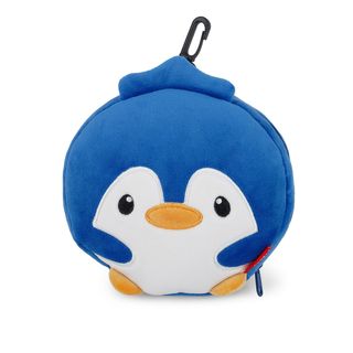 Travel Pillow With Eye Mask - My Travel Buddy - Penguin