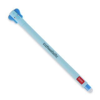 Legami - Erasable Gel Pen - Display Pack of 30 pcs - Elephant - Blue Ink