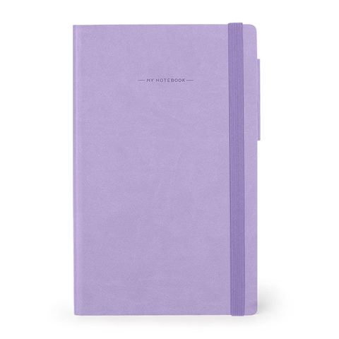 Legami - My Notebook - Medium (13 x 21cm) - Plain - Lavender Purple