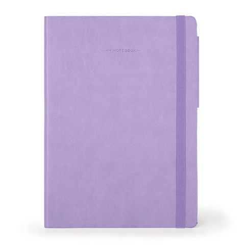 Legami - My Notebook - Large (17 x 24cm) - Plain - Lavender Purple