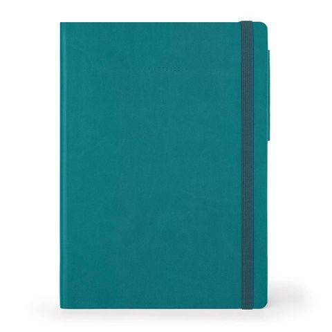 Legami - My Notebook - Large (17 x 24cm) - Plain - Malachite Green