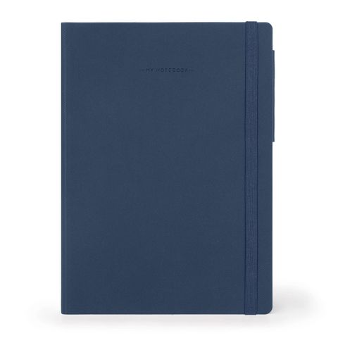 Legami - My Notebook - Large (17 x 24cm) - Plain - Galactic Blue