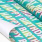 Legami - Wrapping Paper - 2 Metre Roll - Happy Birthday