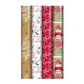 Eurowrap - 7 metre Contemporary Christmas Gift Wrap (Cello Wrapped) - Carton of 36 Rolls