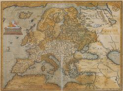 Wrap 50X 70cm Mappe Europa