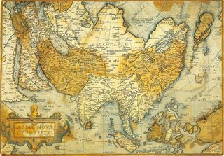 #IFI Asia Vintage Map