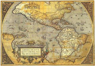#IFI Americas Vintage Map