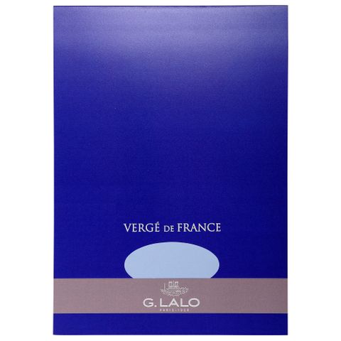 G.Lalo - Verge de France - Writing Pad - A4 - Blue