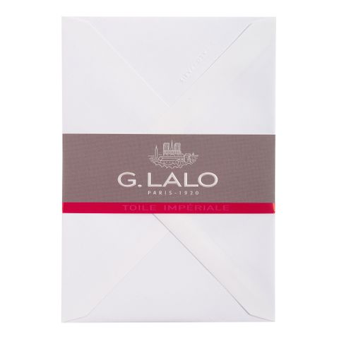 G.Lalo - Toile Imperiale - Pack of 20 Gummed Envelopes - C6 Size