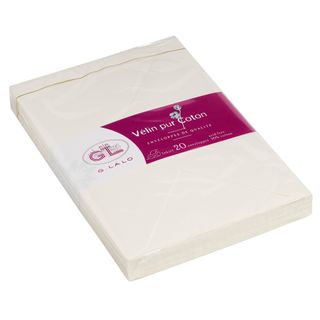 G.Lalo - Velin Pur Coton - Pack of 25 Gummed Envelopes - C6 Size