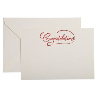 G.Lalo - Typo Lettering - Card & Envelope - Congratulations