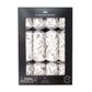 Celebration Crackers - Deluxe Crackers - 12 Inch - Silver Botanical - Box of 8