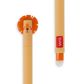Legami - Erasable Gel Pen - Display Pack of 30 pcs - Lion - Orange Ink