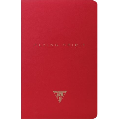 Clairefontaine - Flying Spirit - Notebook - A6+ - Ruled - Red