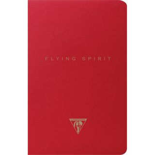 Clairefontaine - Flying Spirit Notebook - A6+ - Ruled - Red