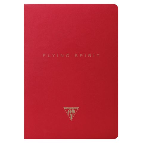 Clairefontaine - Flying Spirit - Notebook - A5 - Ruled - Red