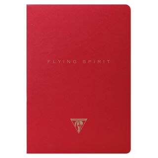 Clairefontaine - Flying Spirit Notebook - A5 - Ruled - Red