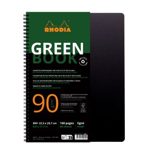 Rhodia - Rhodiactive GreenBook Wirebound - A4+ - Ruled