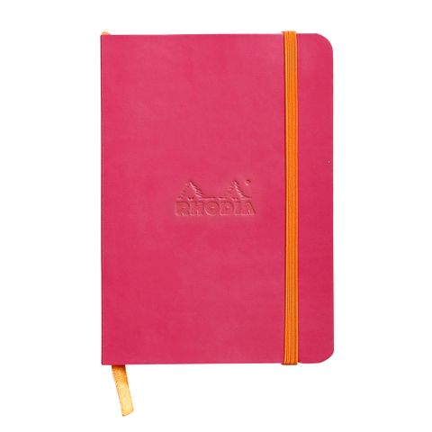 Rhodia - Rhodiarama Notebook - Soft Cover - A6 - Ruled - Raspberry