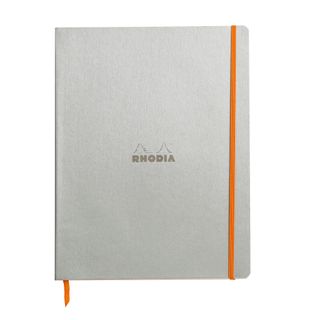Rhodia - Rhodiarama Notebook - Soft Cover - A4+ - Ruled - Silver