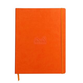 Rhodia - Rhodiarama Notebook - Soft Cover - A4+ - Ruled - Tangerine