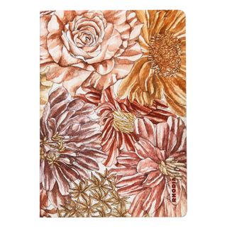 Rhodia - Orange Botanique - Stitched Notebook - A5 - Ruled
