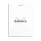 Rhodia - No. 11 Top Stapled Notepad - A7 - 5 x 5 Grid - White