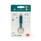 *6-In-1 Keychain Charging Cable - Petrol Blue