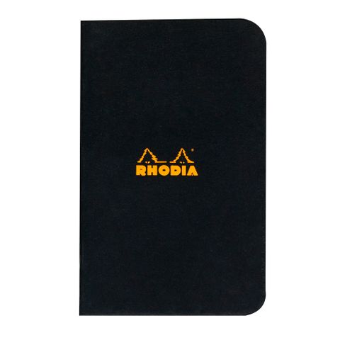 Rhodia - Cahier Notebook - A7 - 5 x 5 Grid - Black