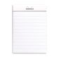 Rhodia - No. 11 Top Stapled Notepad - A7 - Ruled - White